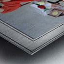 A Bouquet Of Roses by Gil Elvgren Vintage Remastered Xzendor7 Old Masters Art Reproductions Metal print