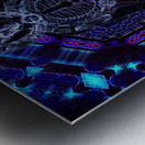 The Helix Metal print
