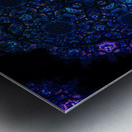 Blue Burst Metal print