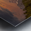 Avalanche at golden hour Metal print