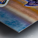 Pelican Spreading Wings Botanical Gardens Metal print