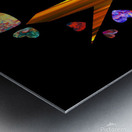 Tree Of Life Cubism Metal print