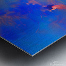 Older Neapolitan With Metal Detector Metal print