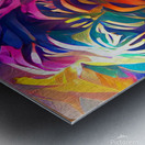 Naples Paradise Rainbow Palm Tree Metal print