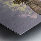 Bouquet and Dragonly Metal print