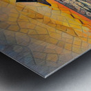 Naples Pier Sunset Pixelated Metal print