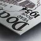 1954 BROOKLYN DODGERS Program Metal print