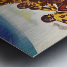 1934 Vintage Football Gameday Art by Richard Stevens  Metal print