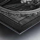 Dambrun - Le sommeil Interrompu by Francois Queverdo Remastered Xzendor7 Classical Fine Art Old Masters Reproductions Metal print