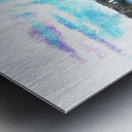 Naples Pier Watercolor View Metal print