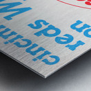 1978 Cincinnati Reds WHIO Radio Ad Metal print