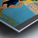 Vintage poster da natacao de piscina familias Metal print