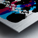 Vintage Baseball Pitch Art Metal print