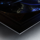 The Angel Wing Sword Of Arkledious Space Fractal Art Fantasy Sword Spacescape Composition Metal print