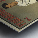 Vintage poster for Federation Francaise de Pelote Basque Metal print