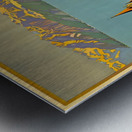 Lausanne Switzerland Travel Poster Metal print