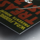 Vintage WPA Poster Treasure Island, 1930 Metal print