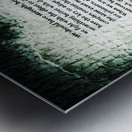 A quote for a good solution Metal print