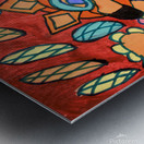 Folk Art Fox. Lizzie M Metal print