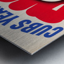 1951 Chicago Cubs Yearbook Art Metal print