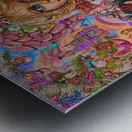 Yumi Sugai. Christmas toy angel. Metal print