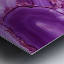 marble purple Metal print