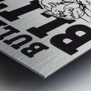 1983 Mississippi State Bulldogs Retro Football Poster Metal print