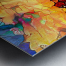 Naples Pier Stainglass Abstract Metal print