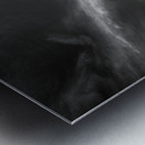 BW Criss Cross 2 of 3 PORTRAIT   Boats and Beautiful Skies Singer Island West Palm Beach Florida Metal print