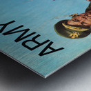 1973 Army vs. Navy Football Program Cover Canvas Metal print