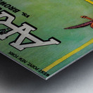 1981 Army vs. Brown Football Cover Cartoon Art Metal print