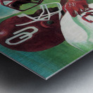 1987 Oklahoma vs. Nebraska Football Art Metal print
