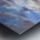 Freezing lake Metal print