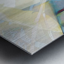 TRIPTYCH LIGHT LEAF A Metal print