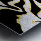 Zebra Metal print