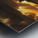 Golden Sunrise Superstition Mountian Metal print