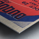 1937 Duquesne Duke vs. Richmond Spiders Ticket Stub Print Metal print