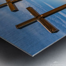 Winter Crosses Metal print