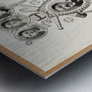 1907 Chicago Cubs A Yard of the National Game  Metal print