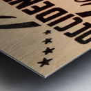 Vintage Occidental College Tigers Art Metal print