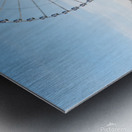 Paris ferris-wheel against blue sky from the Tuileries park Metal print