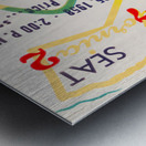 1958 UCLA Bruins vs. Stanford Indians Ticket Stub Print Metal print