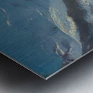 La vallee de Chamonix en hiver Metal print