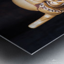 Dragon bronze statue in a chinese buddhist temple Metal print