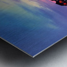 Naples Pier Pastel Night Sky Metal print