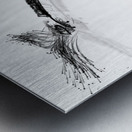 Curves of Sound Metal print