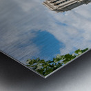 Notre Dame de Paris against blue sky Metal print