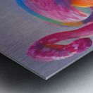 Flamingo Pride  Metal print