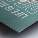 life is really beautiful 2 Metal print