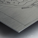 Dinner at Goya s Metal print